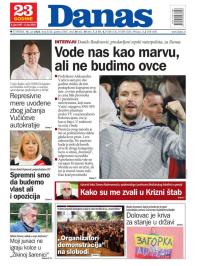 Danas - broj 8326, 16. jul 2020.
