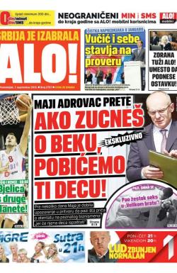 Alo - broj 2707, 7. sep 2015.
