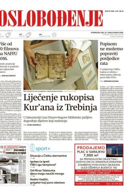Oslobođenje - broj 25.000, 27. jun 2016.