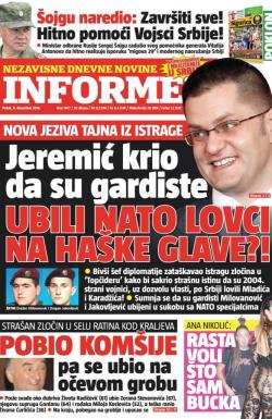 Informer - broj 1407, 9. dec 2016.