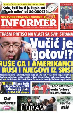 Informer - broj 1355, 10. okt 2016.