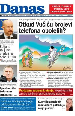 Danas - broj 8228, 9. apr 2020.