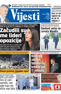 Vijesti - broj 6070, 19. feb 2015.