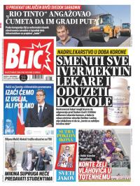 Blic - broj 8867, 3. nov 2021.