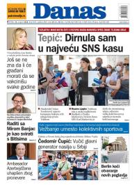 Danas - broj 8355, 14. avg 2020.