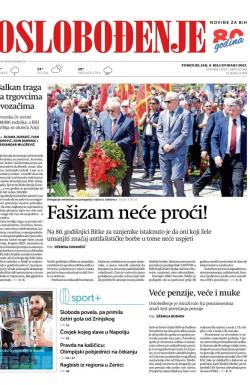Oslobođenje - broj 27292, 8. maj 2023.