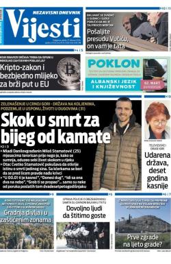 Vijesti - broj 9993, 27. feb 2026.