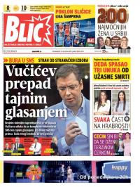 Blic - broj 6774, 21. dec 2015.