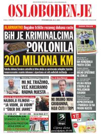 Oslobođenje - broj 24.538, 23. mar 2015.