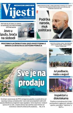 Vijesti - broj 9776, 20. jul 2025.