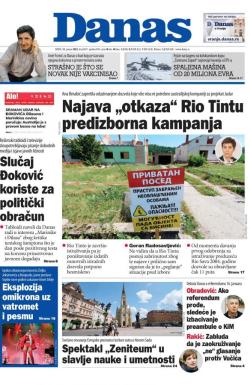 Danas - broj 8871, 12. jan 2022.
