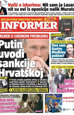 Informer - broj 1398, 29. nov 2016.