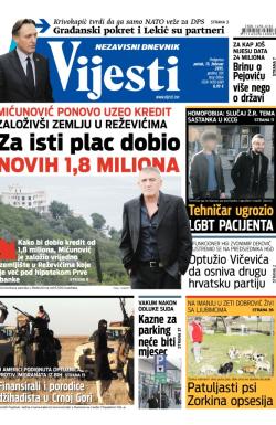 Vijesti - broj 6064, 13. feb 2015.