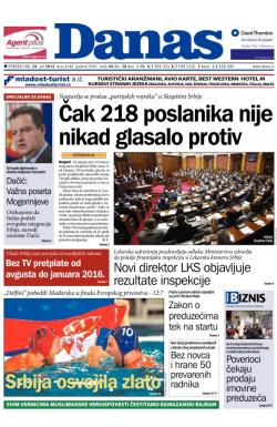 Danas - broj 6146, 28. jul 2014.
