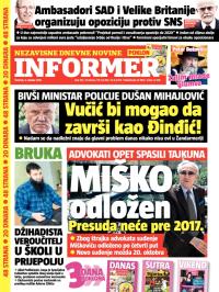 Informer - broj 742, 9. okt 2014.