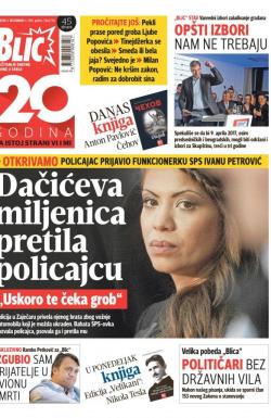 Blic - broj 7116, 3. dec 2016.
