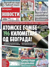 Večernje novosti - broj 1986, 19. avg 2016.