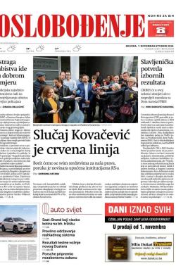 Oslobođenje - broj 25844, 7. nov 2018.