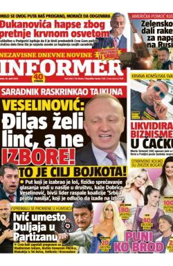 Informer - broj 3661, 26. apr 2024.