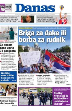 Danas - broj 8759, 22. sep 2021.