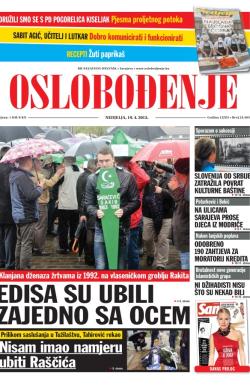Oslobođenje - broj 24.565, 19. apr 2015.