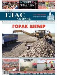 Novi glas komune, Apatin - broj 174, 14. sep 2012.