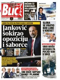 Blic - broj 7475, 4. dec 2017.