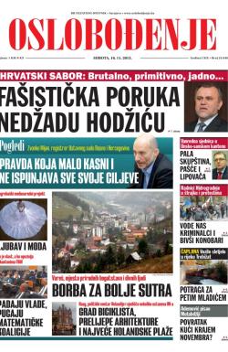 Oslobođenje - broj 24.046, 16. nov 2013.