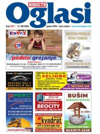 Novosti oglasi - broj 1633, 12. avg 2020.