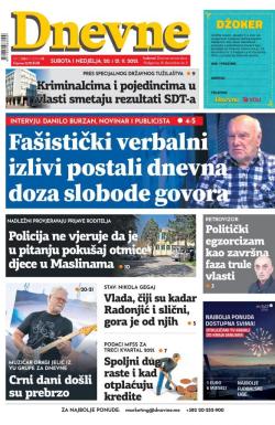 Dnevne novine - broj 3155, 20. nov 2021.