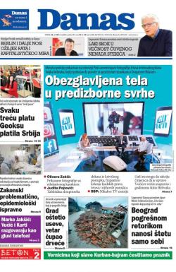 Danas - broj 8695, 20. jul 2021.