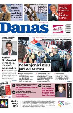 Danas - broj 6655-6656, 19. dec 2015.