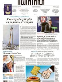 Politika - broj 40264, 11. jan 2026.