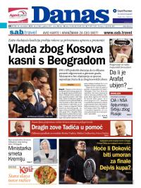 Danas - broj 5884, 8. nov 2013.