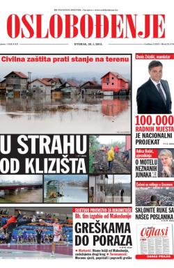Oslobođenje - broj 24.476, 20. jan 2015.