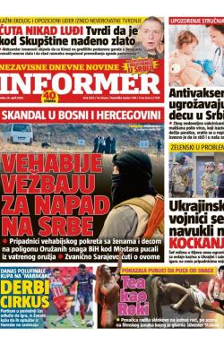 Informer - broj 3659, 24. apr 2024.