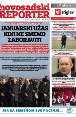 Novosadski reporter - broj 258, 24. jan 2020.