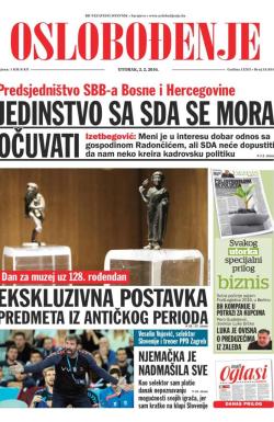 Oslobođenje - broj 24.854, 2. feb 2016.