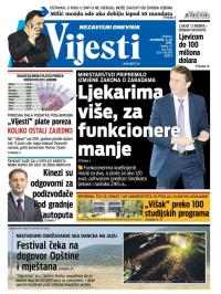 Vijesti - broj 6564, 4. jul 2016.