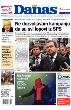 Danas - broj 5467, 17. sep 2012.