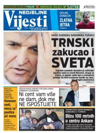 Vijesti - broj 6302, 11. okt 2015.