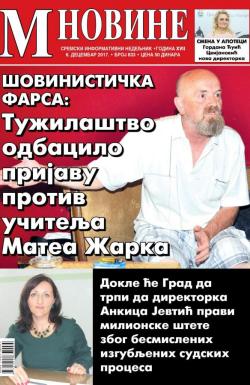 M Novine, Sr. Mitrovica - broj 833, 6. dec 2017.