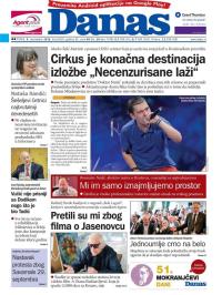 Danas - broj 6920, 9. sep 2016.