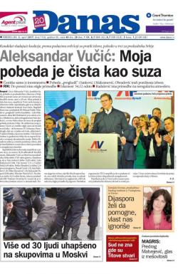 Danas - broj 7126, 3. apr 2017.