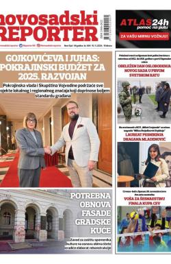 Novosadski reporter - broj 509, 15. nov 2024.