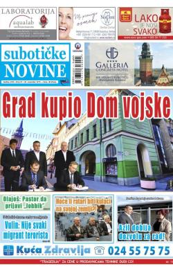 Nove Subotičke novine - broj 47, 20. nov 2015.