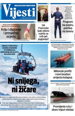 Vijesti - broj 9922, 14. dec 2025.