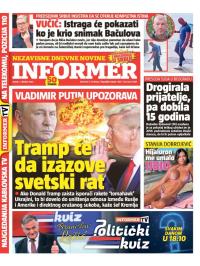 Informer - broj 4102, 7. okt 2025.