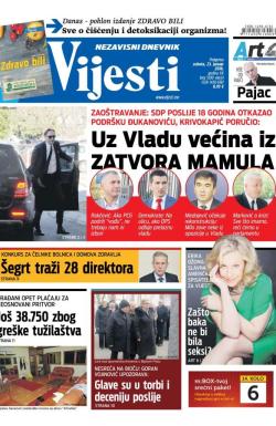 Vijesti - broj 6403, 23. jan 2016.