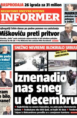 Informer - broj 184, 10. dec 2012.